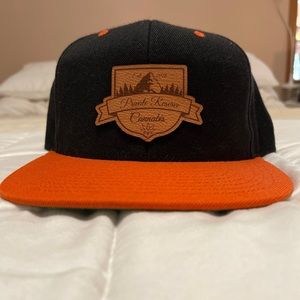 Private Reserve SnapBack Hat Black & Orange